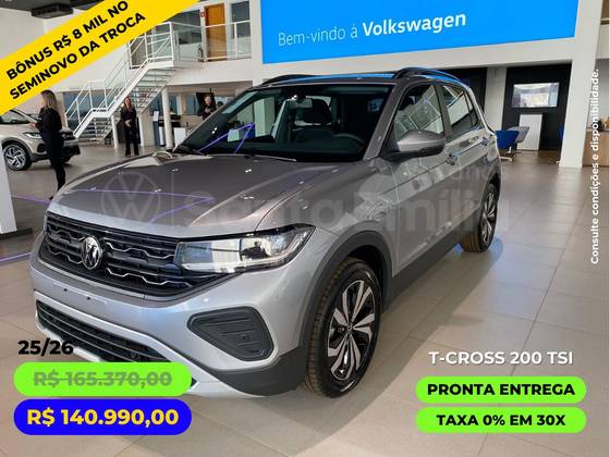 VOLKSWAGEN T-CROSS 1.0 200 TSI TOTAL FLEX AUTOMÁTICO VOLKSWAGEN T-CROSS 1.0 200 TSI TOTAL FLEX AUTOMÁTICO